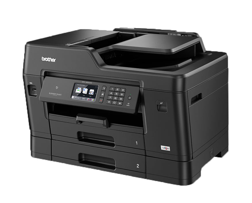 Brother MFC Business Smart Pro Inkjet All-in-One Color Printer, 256MB Memory, Ethernet, Wireless, Color Touchscreen LCD Display - MFC-J6930DW