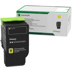 Lexmark Yellow Extra High Yield Return Program Toner Cartridge, 3,500 Pages Yield - C241XY0