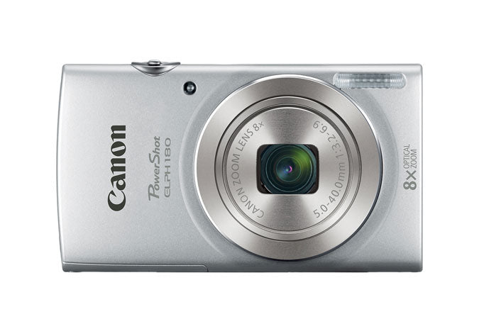 Canon PowerShot 180 20 Megapixel Compact Camera - Silver 1093C001