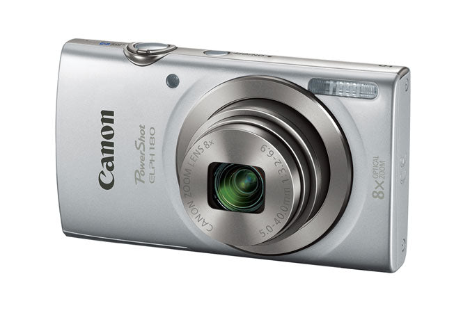 Canon PowerShot 180 20 Megapixel Compact Camera - Silver 1093C001