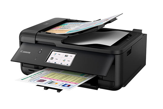 Canon PIXMA TR8520 Wireless Inkjet All-In-One Printer, Color Printer, Bluetooth, USB & Wi-Fi Connectivity, Black - 2233C002