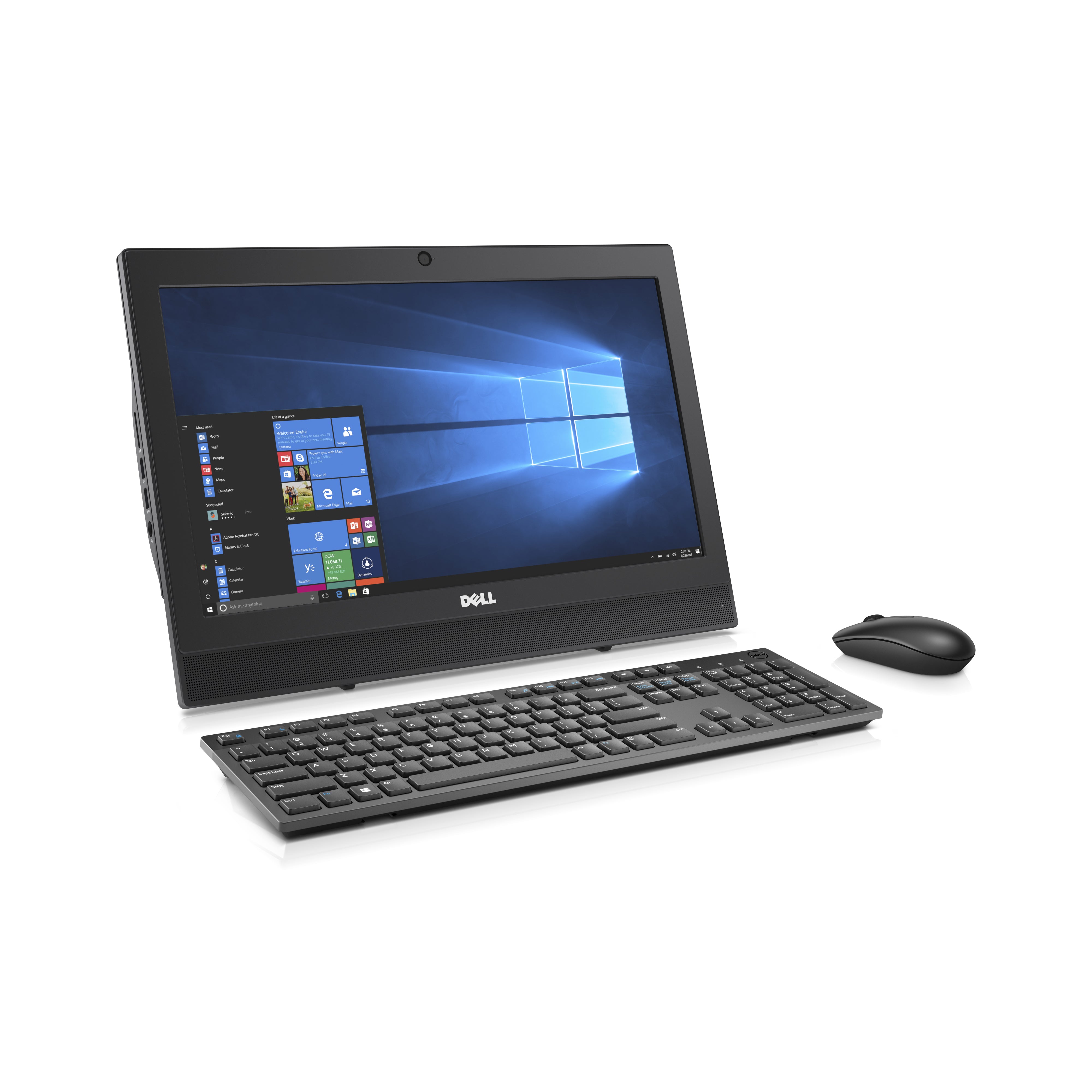 Dell OptiPlex 3050 19.5" HD+ (Non-Touch) All-in-One Computer, Intel Core i5-7500T, 2.70 GHz, 4GB RAM, 500GB HDD, Windows 10 Pro 64-bit - 0D49G