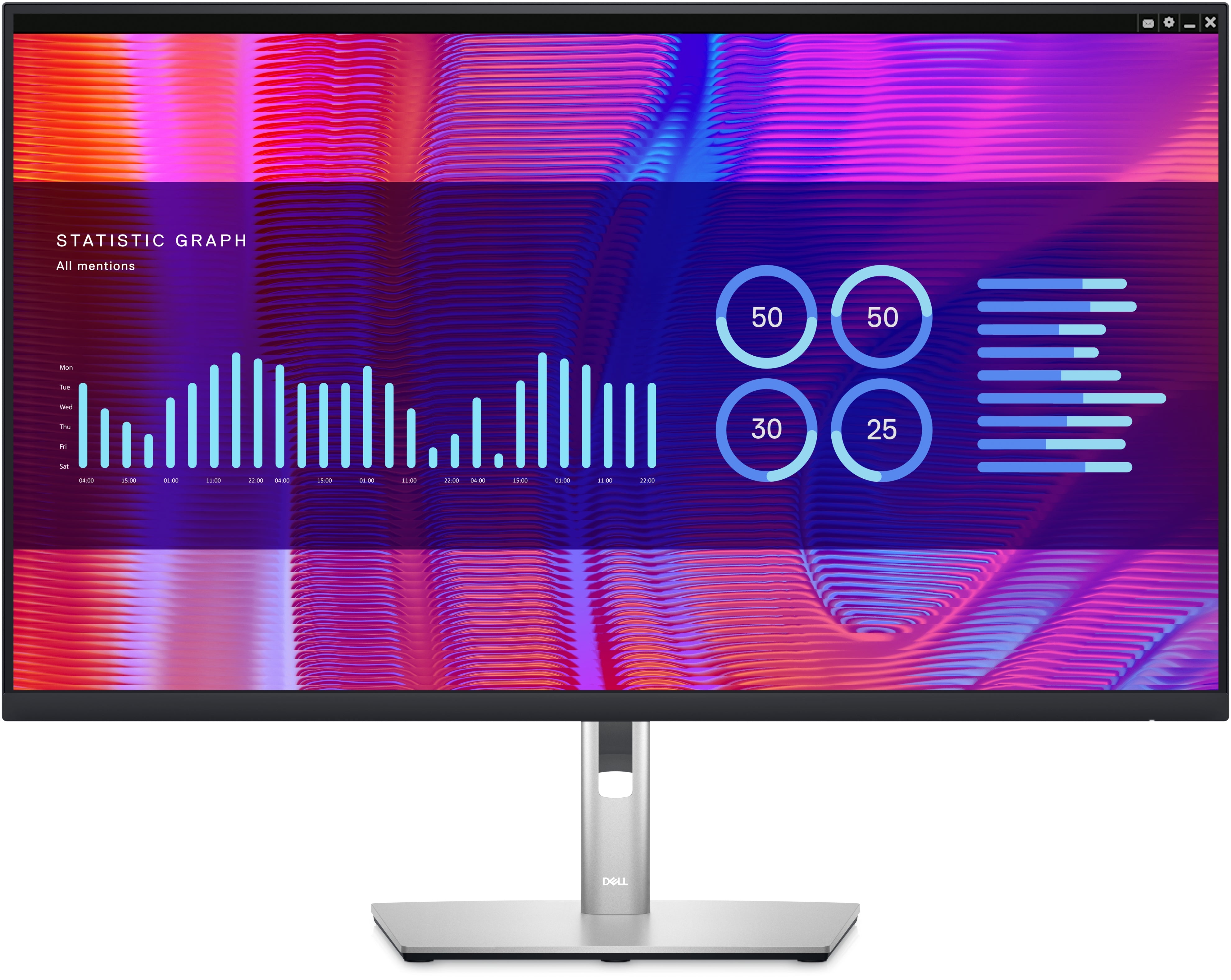 Dell P3223DE 31.5" QHD USB-C Hub Monitor, 16:9, 5ms, 1000:1-Contrast - DELL-P3223DE