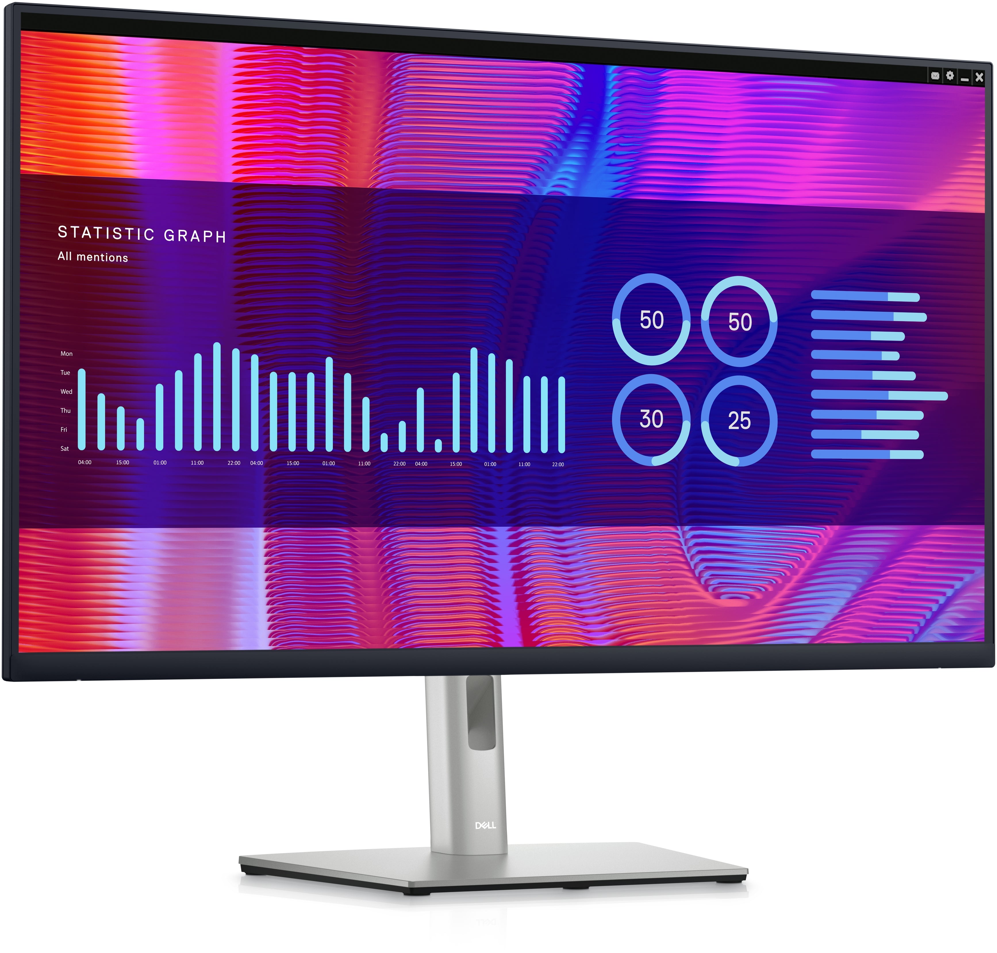 Dell P3223DE 31.5" QHD USB-C Hub Monitor, 16:9, 5ms, 1000:1-Contrast - DELL-P3223DE
