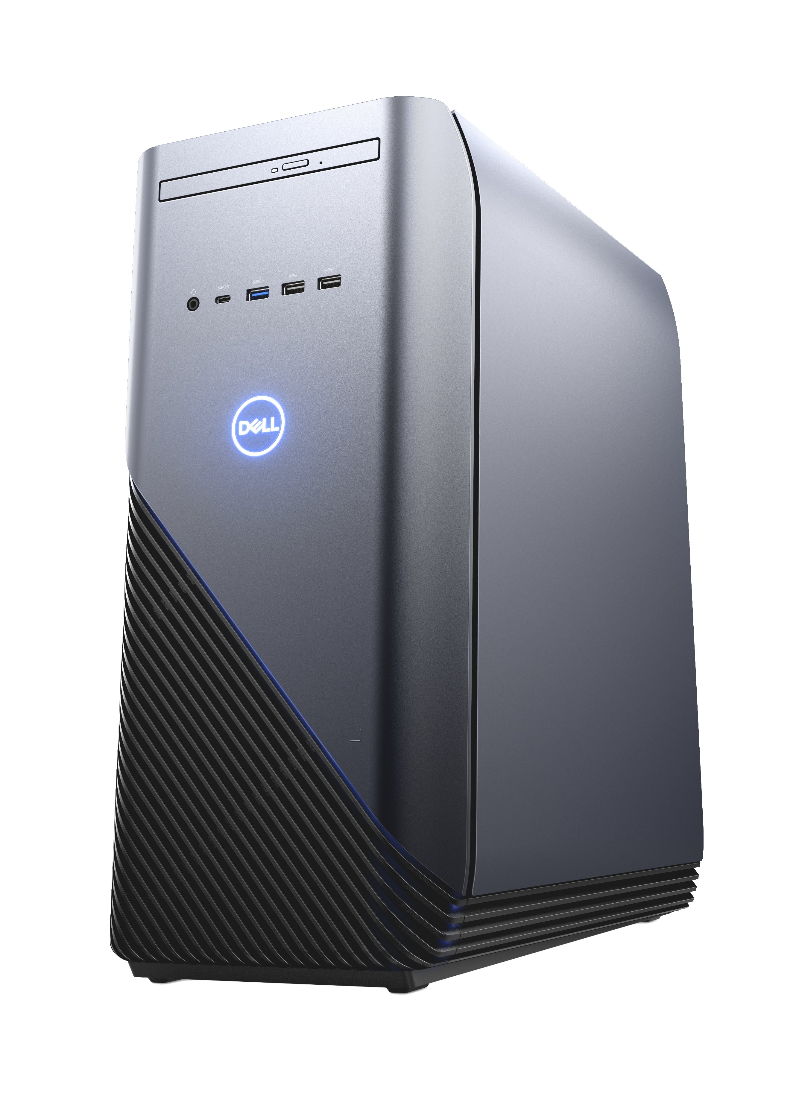 Dell Inspiron 5680 Mid-Tower Gaming Desktop PC, Intel Core i7-8700, 3.20GHz, 8GB RAM, 1TB HDD, 128 GB SSD, Windows 10 Home 64-bit- i56807806BLU