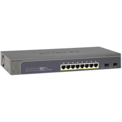 Netgear Insight Managed 8-Port Gigabit Ethernet Switch, PoE+ Smart Cloud  Switch, 2 SFP Ports - GC510P-100NAS