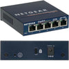 Netgear ProSafe 5-port Unmanaged Ethernet Switch, 5 x RJ-45 Ports, Desktop/Wall-mountable - GS105NA
