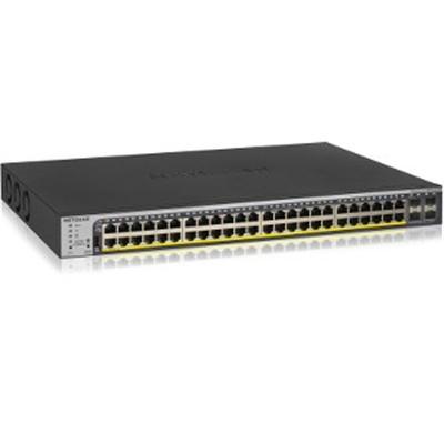 Netgear GS752TPP Gigabit Smart Managed Pro Switch, 48 Ports, 4 SFP, PoE+, L2/L3/L4 - GS752TPP-100NAS