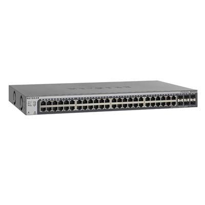 Netgear ProSafe 48-port Gigabit Stackable Smart Managed Switch, 48xRJ-45, 6 x SFP Ports - GS752TSB-100NAS
