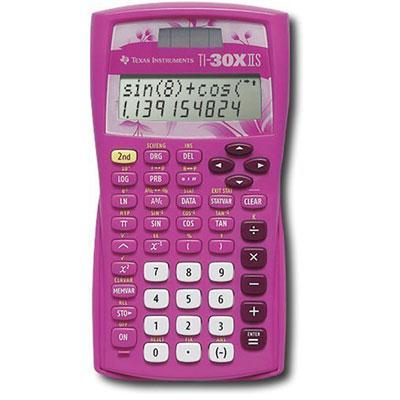 Texas Instruments TI-30X IIS Scientific Calculator Pink Calculator 30XIIS/TBL/1L1/AZ