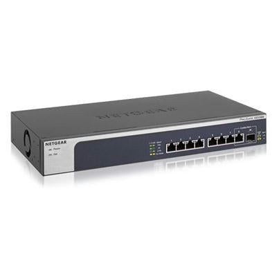 Netgear ProSafe 8-Port 10Gigabit/Multi-Gigabit Ethernet Unmanaged Switch, 7 Copper Ethernet Ports + 1 10G SFP XS508M-100NAS