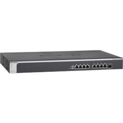 Netgear ProSafe Plus 8-Port 10-Gigabit Web Managed Switch, 8 x 10GE Copper Ports + 1 Combo 10GE SFP XS708E-200NES