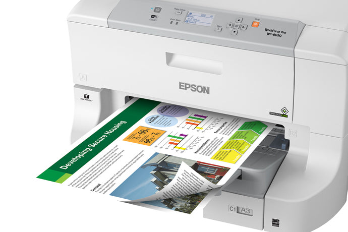 Epson Workforce Pro WF-8090 Inkjet Printer Color 4800X1200 DPI C11CD43201