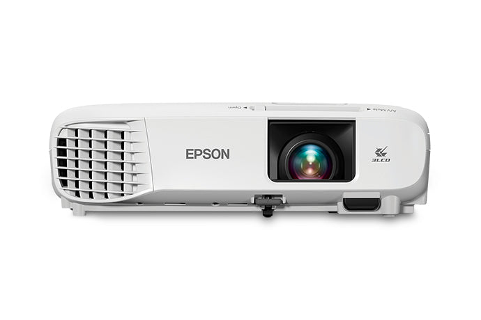 Epson PowerLite 109W Desktop Data Projector, 3LCD WXGA (1280x800), 4000 Lumens, 15,000:1, White - V11H861020
