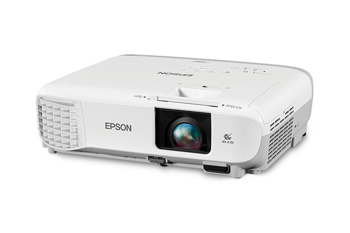 Epson PowerLite 109W Desktop Data Projector, 3LCD WXGA (1280x800), 4000 Lumens, 15,000:1, White - V11H861020