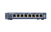 Netgear ProSafe 8-port Gigabit Ethernet Unmanaged Switch, 8 x RJ-45 Ports, Desktop/Wall Mountable - GS108-400NAS
