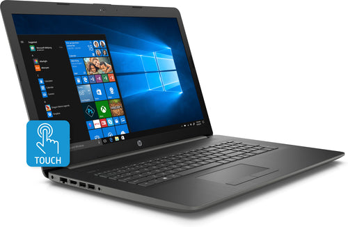 HP 17-ca0044cl 17.3" HD+ Touchscreen Laptop, AMD Ryzen 3 2300U, 2.0GHz, 12GB RAM, 1TB HDD, Windows 10 Home 64-bit- 4MC52UA#ABA