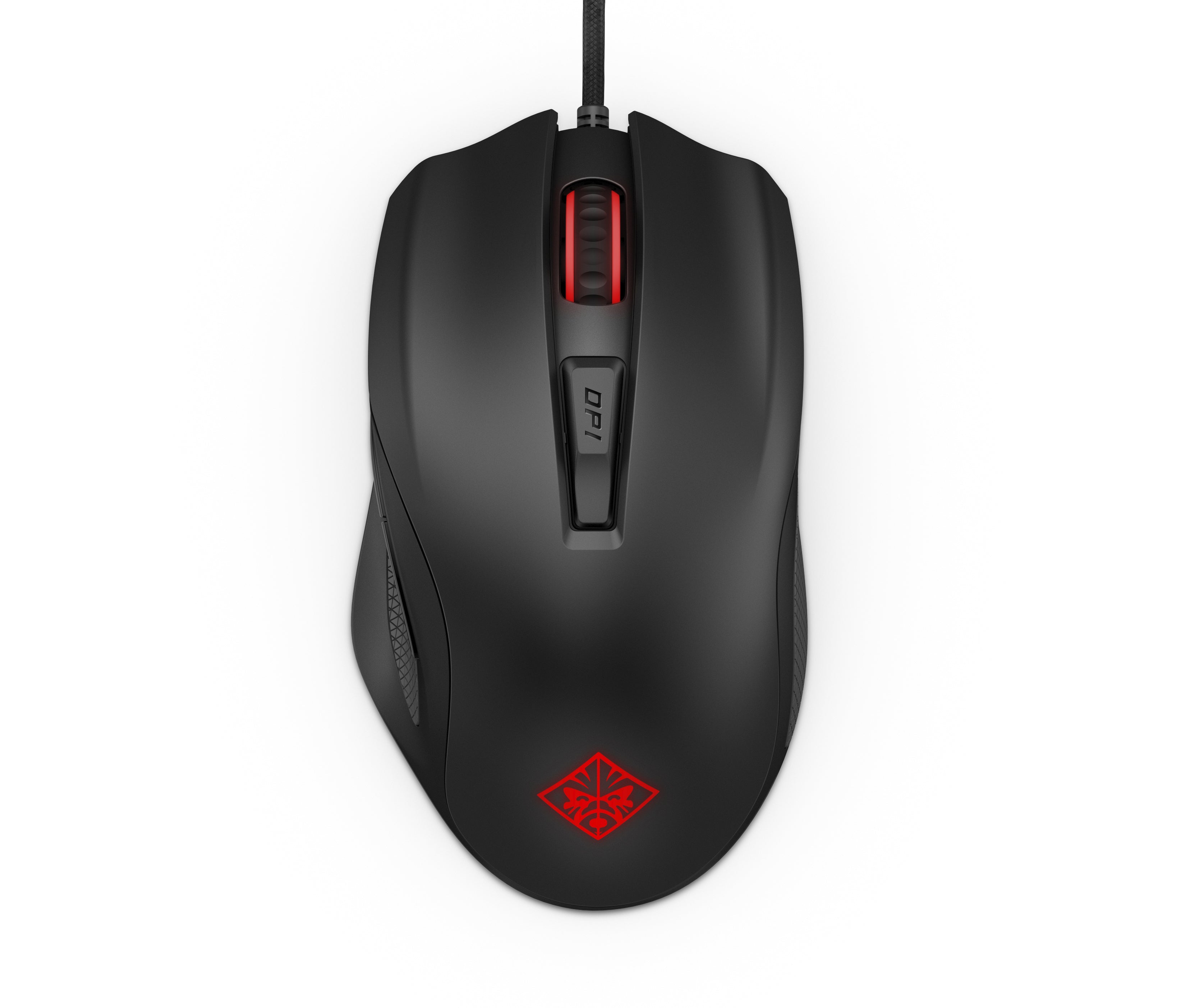 HP OMEN Mouse 600, 12000 dpi, 6 Buttons, Scroll Wheel, Wired USB - 1KF75AA#ABL