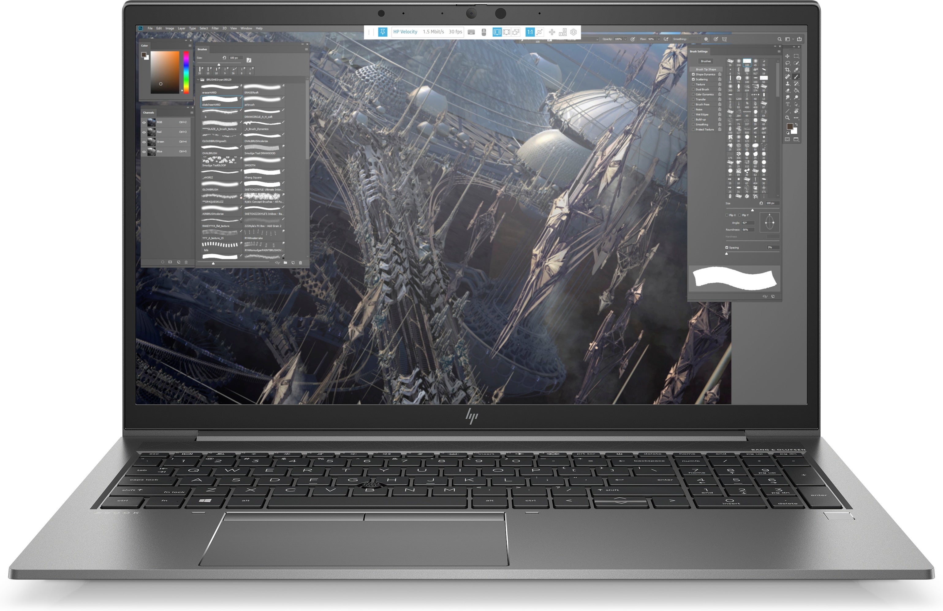 HP ZBook Firefly 15 G7 15.6" FHD Mobile Workstation, Intel i7-10510U, 1.80GHz, 8GB RAM, 256GB SSD, Win10P - 1Y5X4UT#ABA