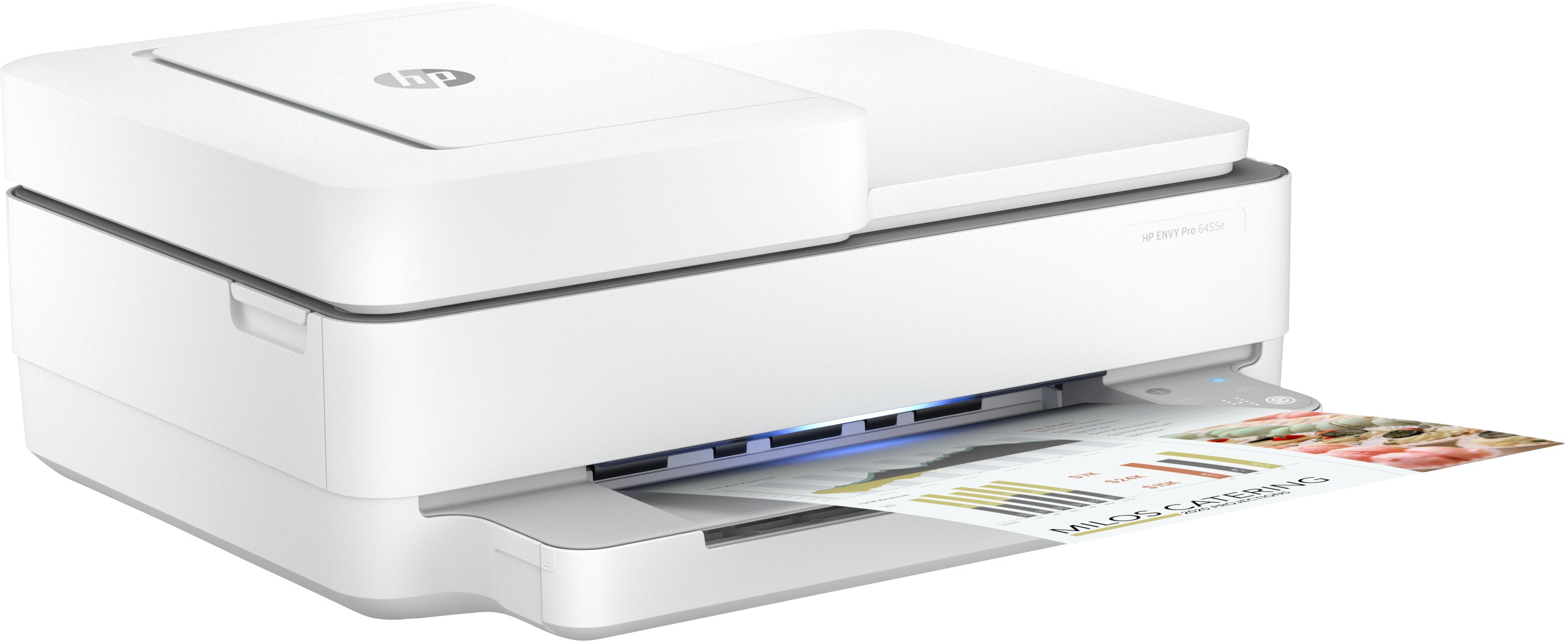 HP ENVY 6455e All-in-One Color Inkjet Printer, Print/Copy/Scan, 10/7 ppm, 256MB, USB, WiFi - 223R1A#B1H