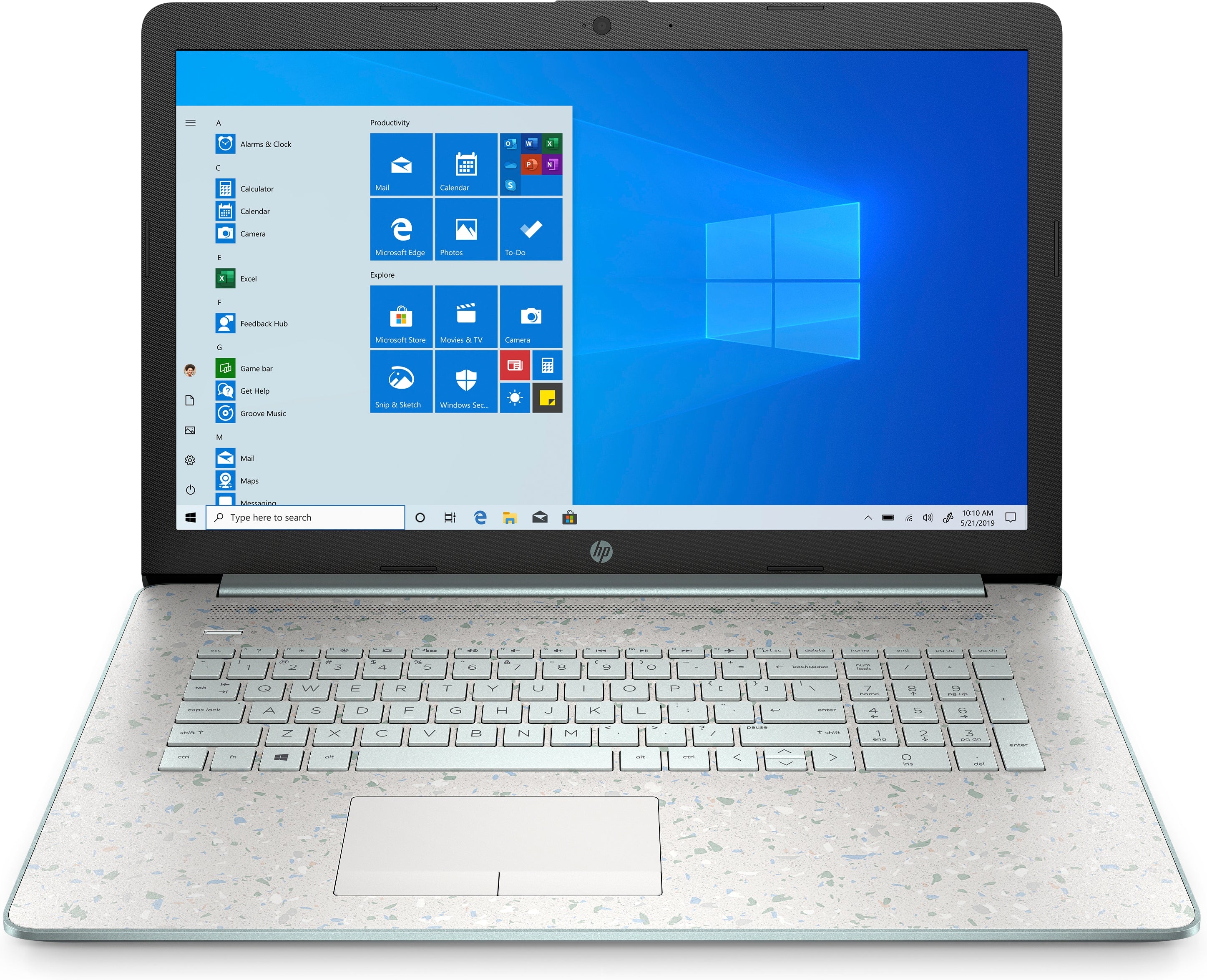 HP 17-ca2005ds 17.3" HD+ Notebook, AMD R3-3250U, 2.60GHz, 8GB RAM, 256GB SSD, Win10H - 22D03UA#ABA (Certified Refurbished)