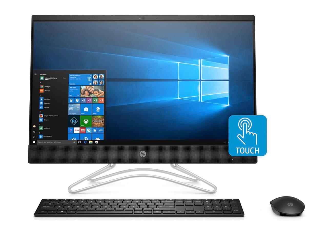 HP 24-f0032ds (Touchscreen) All-in-One Desktop PC, 23.8" FHD, AMD A9-9425, 3.10GHz, 8GB RAM, 1TB HDD, Windows 10 Home 64-Bit- 3LB03AA#ABA