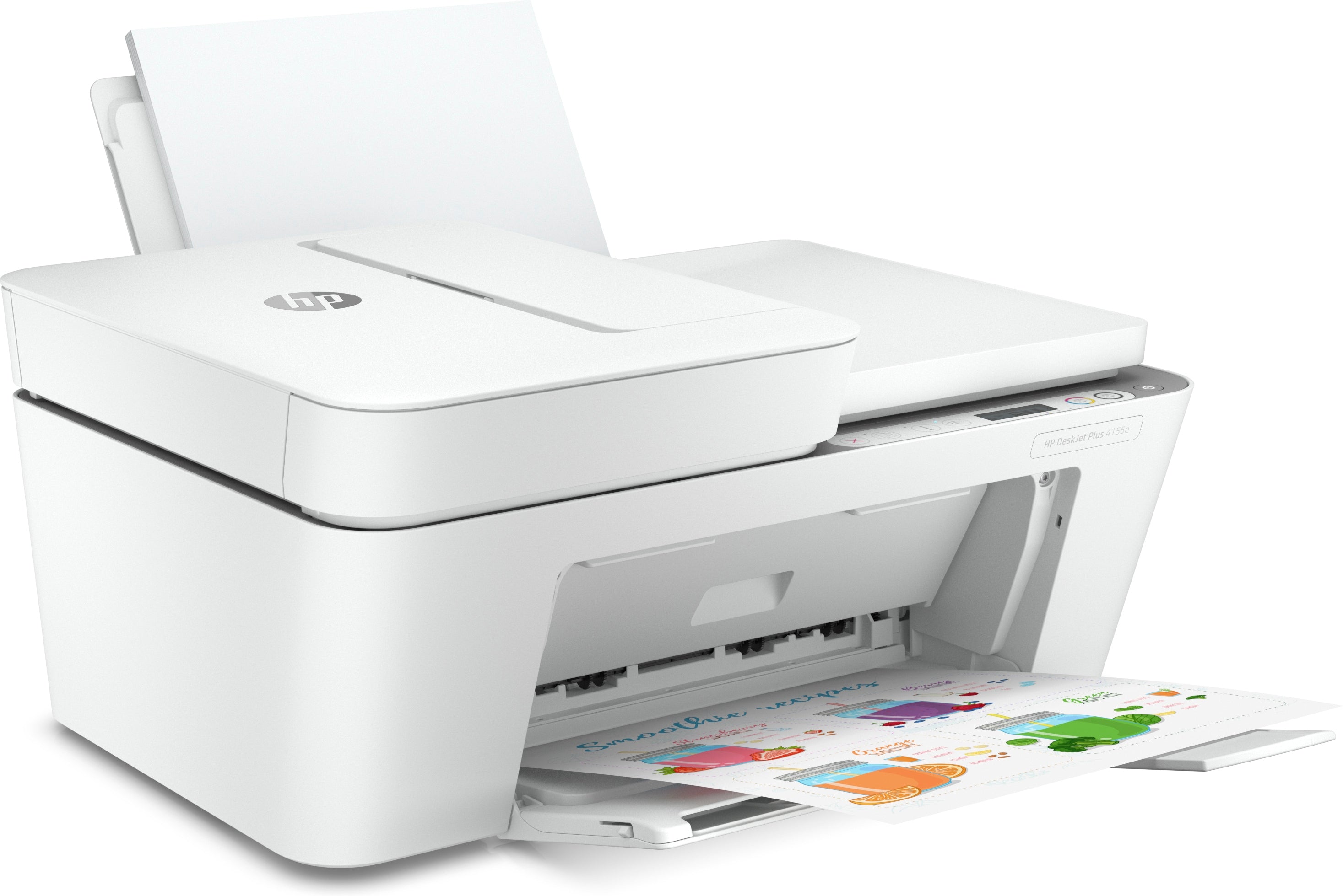 HP DeskJet 4155e All-in-One Color Inkjet Printer, Print/Copy/Scan, 8.5/5.5 ppm, 64MB, USB, WiFi - 26Q90A#B1H