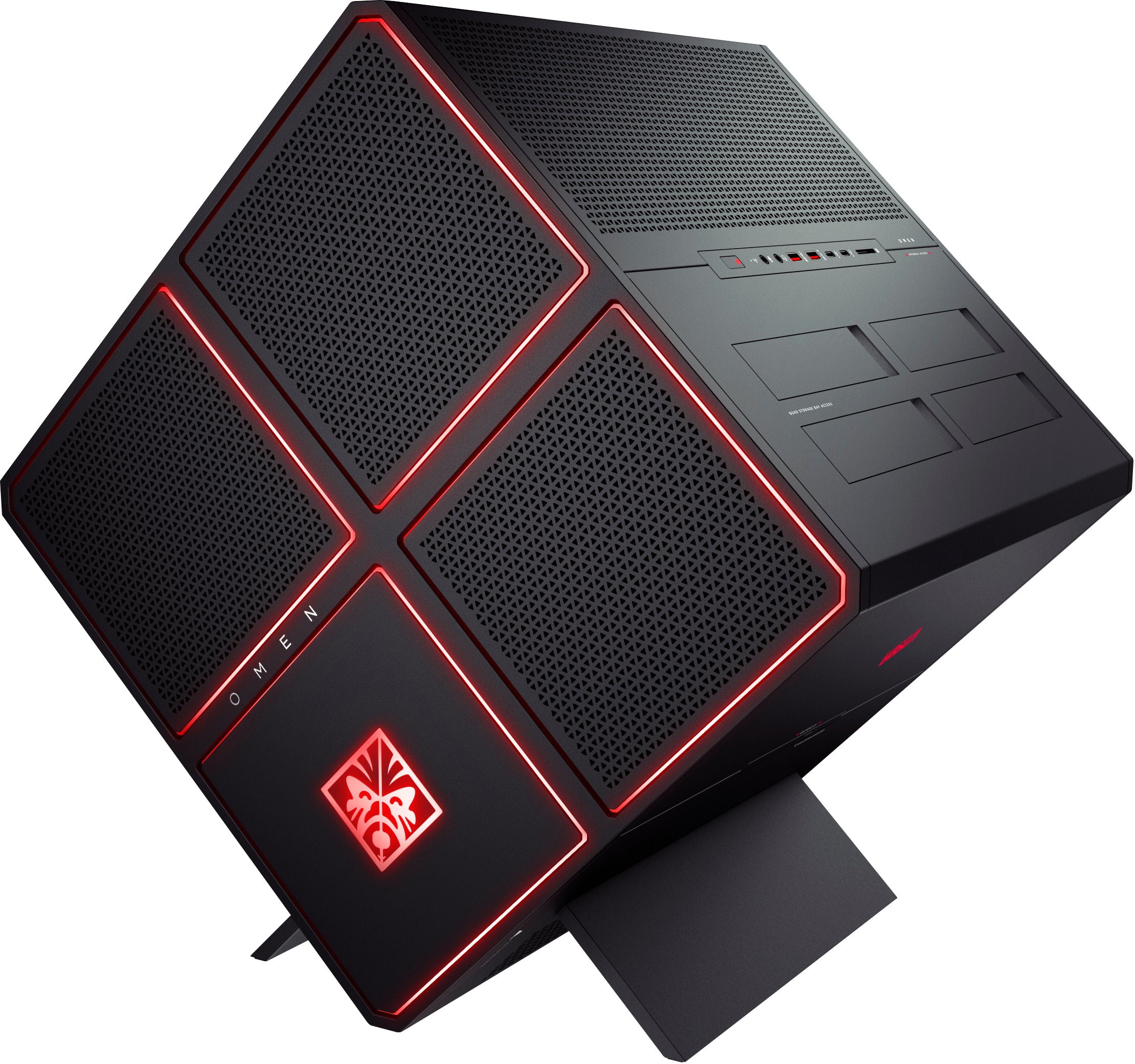 HP OMEN X 900-210 Gaming Desktop PC Tower, Intel Core X-Series i7, 3.60GHz, 16 GB RAM, 2TB HDD, 512GB SSD, Windows 10 Home 64-Bit- 2HJ35AA#ABA