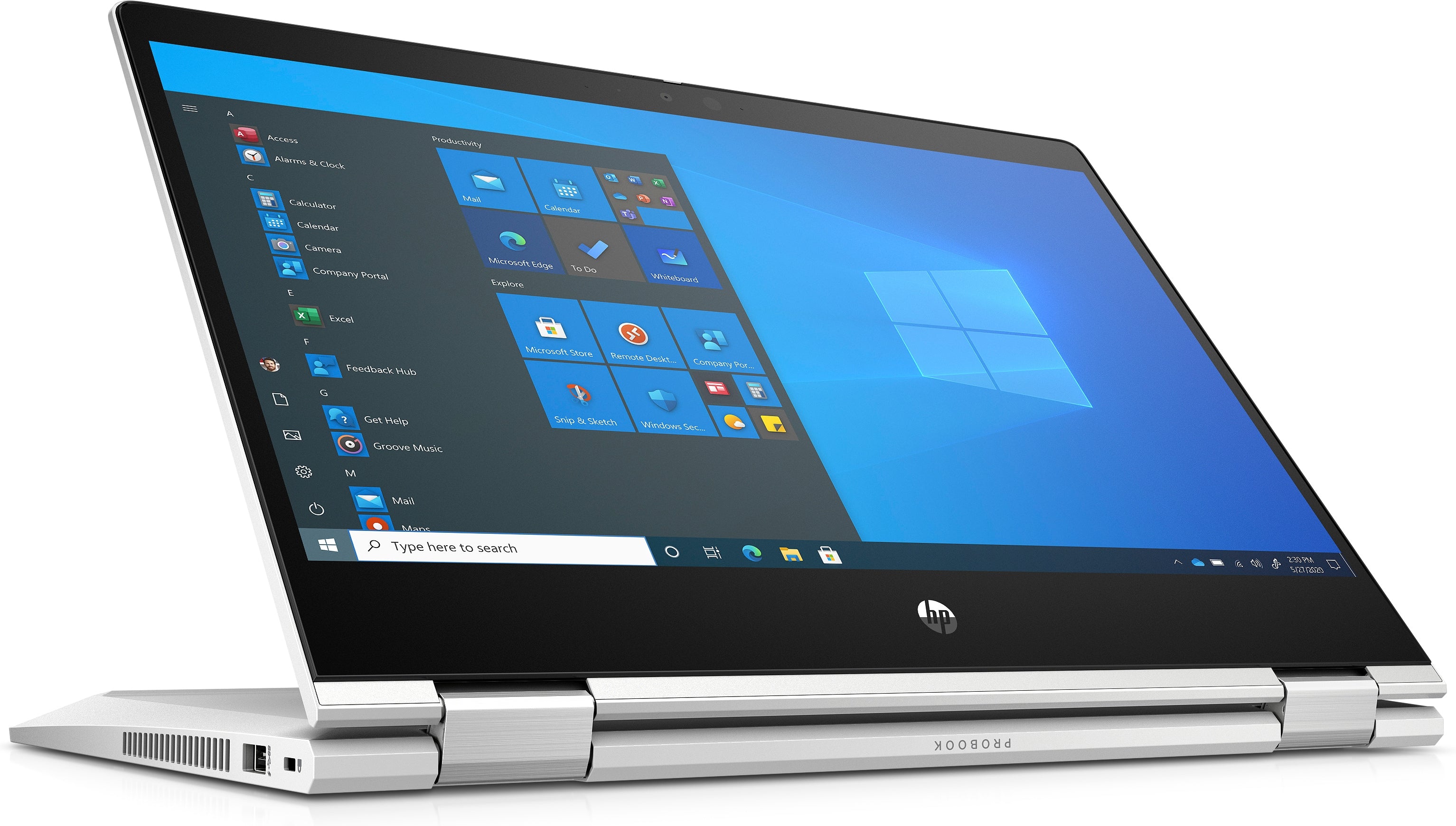 HP ProBook x360 435 G8 13.3" FHD Convertible Notebook, AMD R3-5400U, 2.60GHz, 8GB RAM, 256GB SSD, Win10P - 38Y41UT#ABA