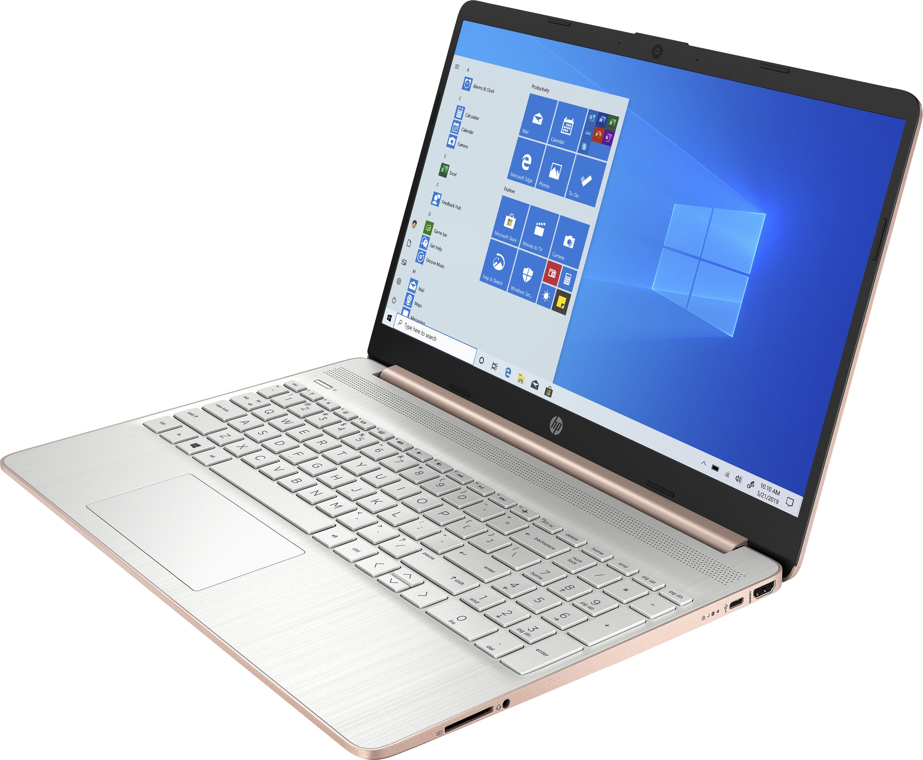 HP 15-ef1003ds 15.6" HD Laptop, AMD Athlon Gold 3150U, 2.40GHz, 8GB RAM, 256GB SSD, Win10H - 3J349UA#ABA (Certified Refurbished)