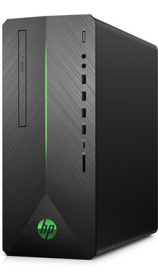 HP Pavilion 790-0019 Gaming Desktop Tower PC, Intel Core i5, 2.80GHz, 16GB RAM, 2TB SATA + 256GB SSD, Windows 10 Home 64-bit, Shadow Black- 3LA97AA#ABL