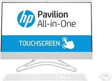 HP 24-f0041 All-in-One Desktop PC, 23.8" FHD (Touchscreen) Display, Intel Core i3, 2.20GHz, 4GB RAM, 1TB HDD, Windows 10 Home 64-Bit- 3LB62AA#ABA (Certified Refurbished)