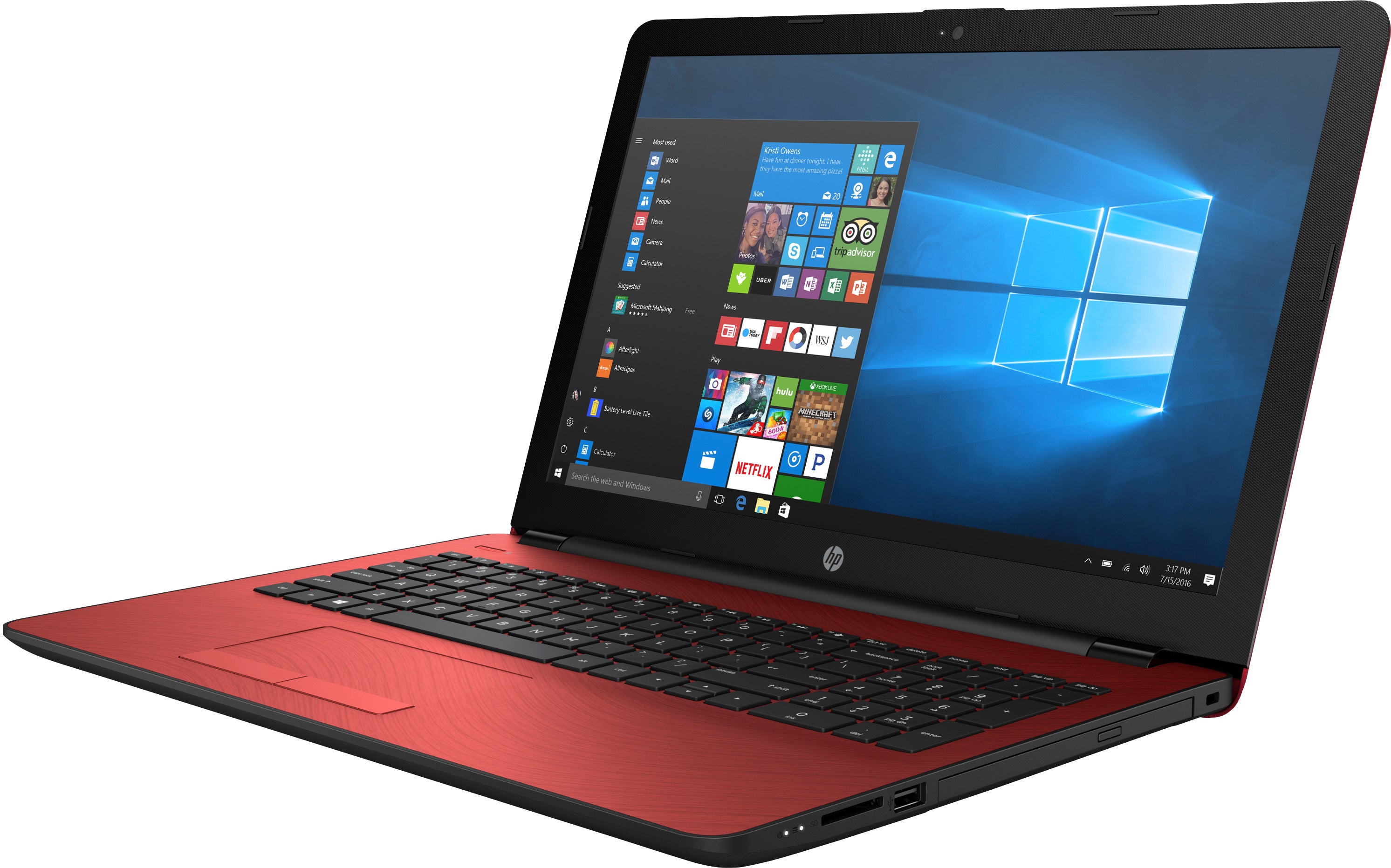 HP 15-bs234wm 15.6" HD (Non-Touch) Notebook, Intel Pentium Silver N5000, 1.10GHz, 4GB RAM, 500GB HDD, Windows 10 Home-64 Bit- 3TT19UA#ABA