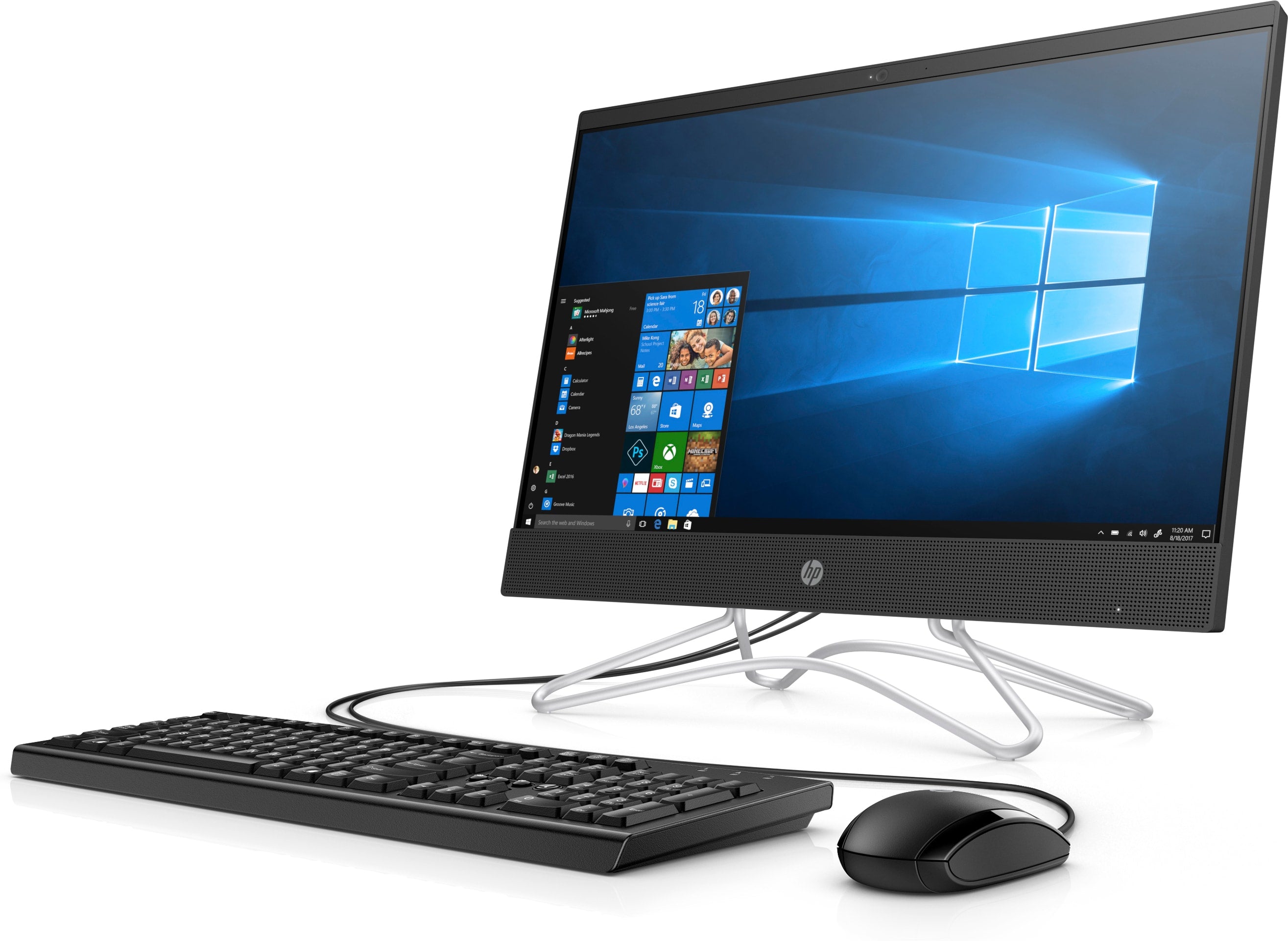 HP 22-c1035z 21.5" Full HD (Non-Touch) All-in-One Desktop PC, AMD Ryzen 5 3500U, 2.10GHz, 8GB RAM, 1TB HDD, Windows 10 Home 64-Bit - 3UQ60AA#ABA (Certified Refurbished)