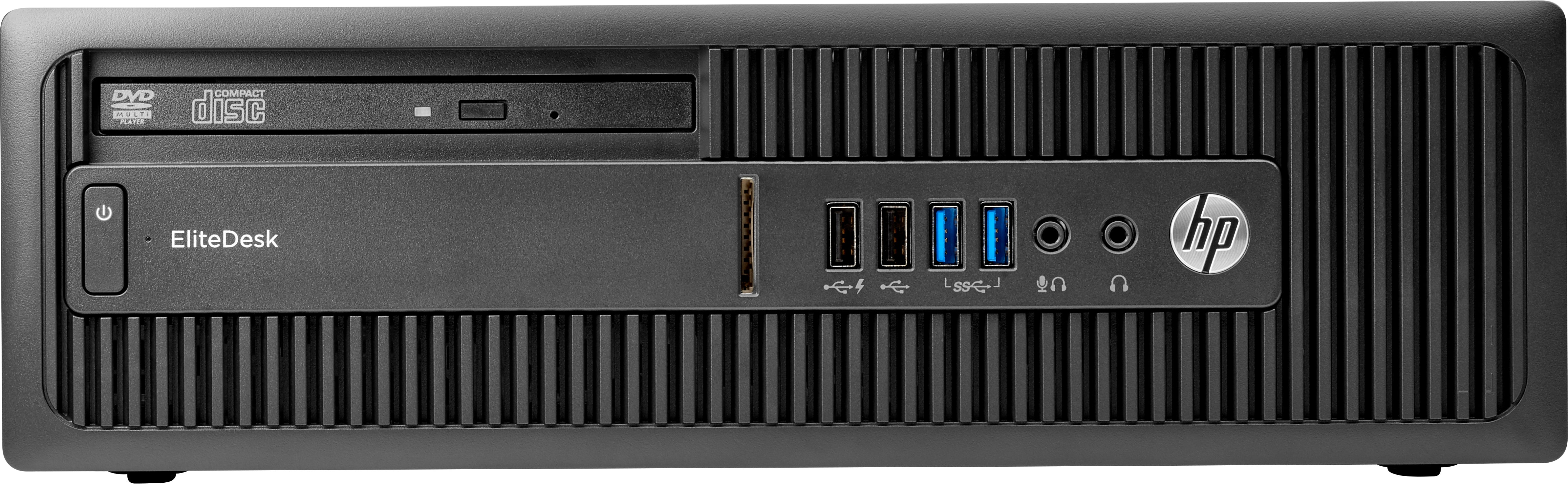 HP EliteDesk 705-G3 SFF Desktop PC, AMD:A10-8770, 3.50GHz, 8GB RAM, 128GB SSD, Windows 10 Pro 64-Bit - 3XL94U8#ABA