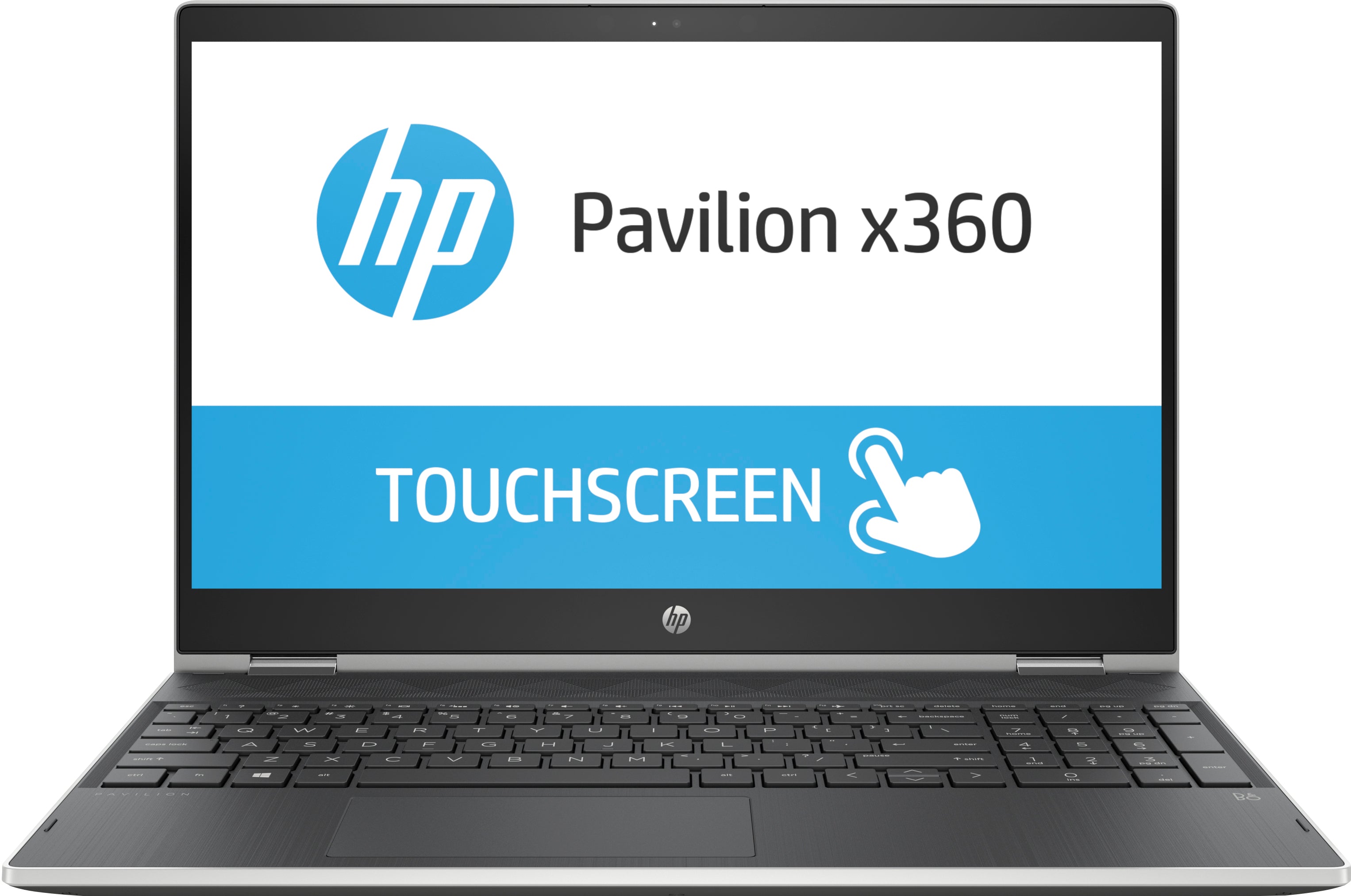 HP Pavilion x360 15-cr0091ms 15.6" FHD (Touchscreen) Convertible Notebook, Intel Core i5-8250U, 1.60GHz, 8GB RAM, 128GB SSD, Windows 10 Home 64-Bit- 4BV59UA#ABA