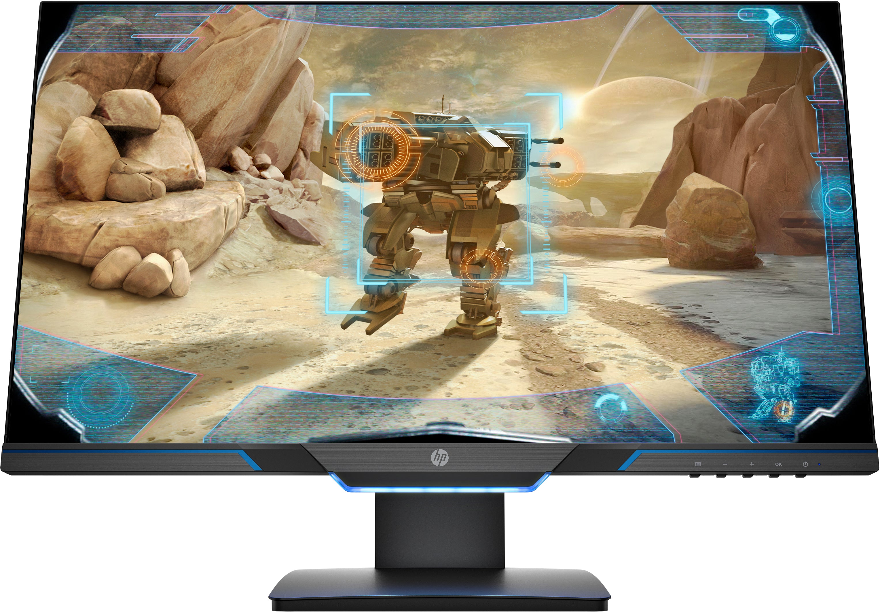 HP 25mx 24.5" Full HD (Non-Touch) Gaming Monitor, LED Display, 1MS-Response, 16:9, 12M:1-Contrast, Tilt-adjustment - 4JF31AA#ABA