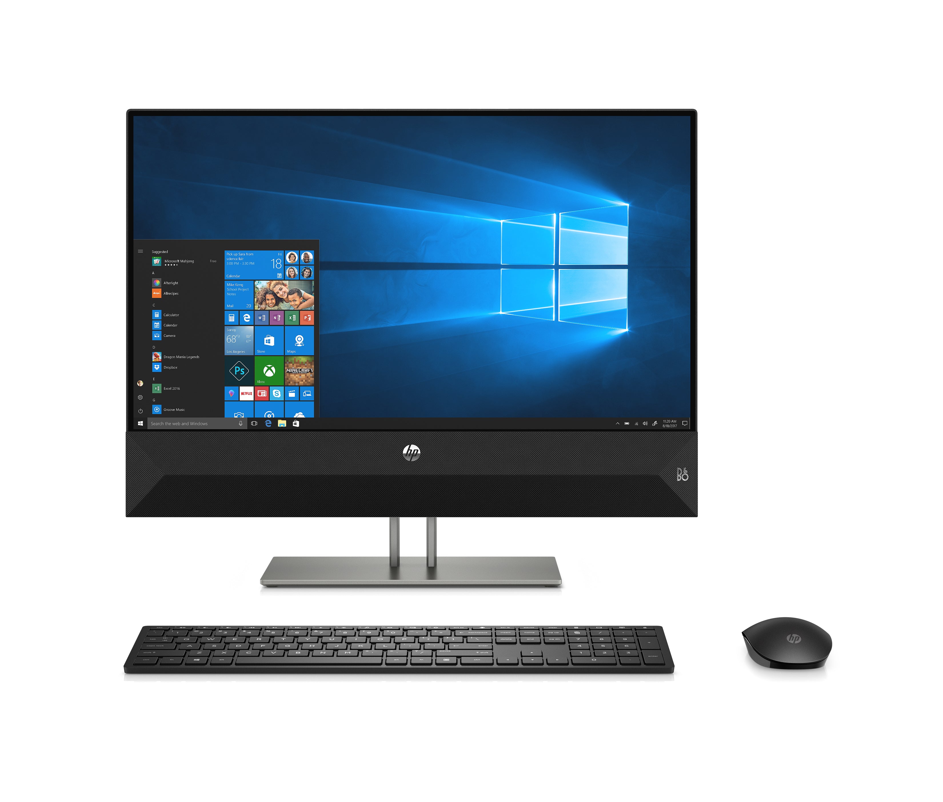HP Pavilion 24-xa0036 All-in-One Desktop PC, 23.8" FHD (Non-Touch) Display, Intel Core i5-8400T, 1.70GHz, 8GB RAM, 1TB SATA Windows 10 Home 64-Bit - 4NM87AA#ABA