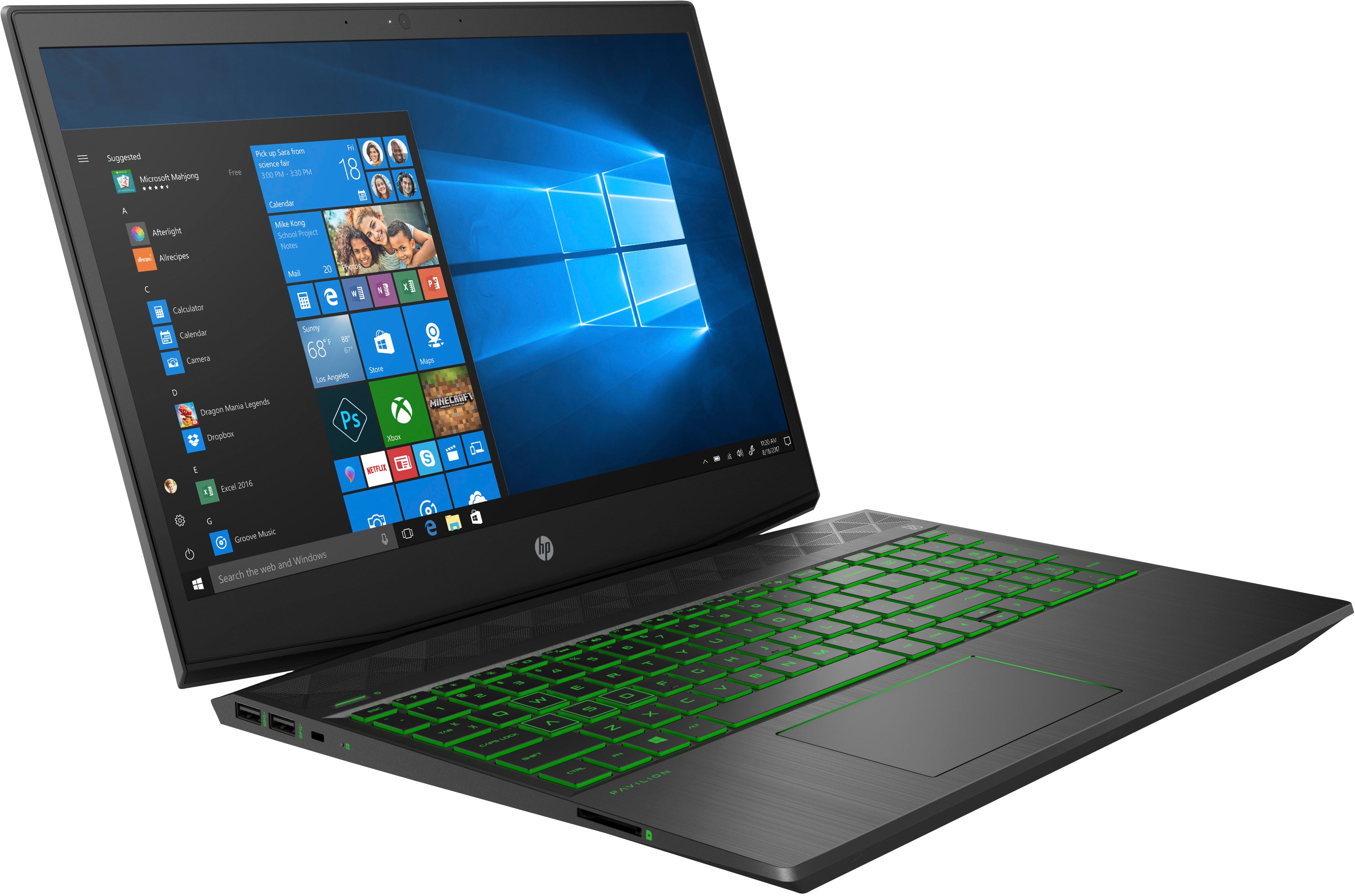 HP Pavilion 15-cx0056wm 15.6" Full HD (Non-Touch) Gaming Notebook, Intel Core i5-8300H, 2.30GHz, 8 GB RAM, 1 TB HDD, Windows 10 Home 64-Bit - 4PY21UA#ABA (Certified Refurbished)