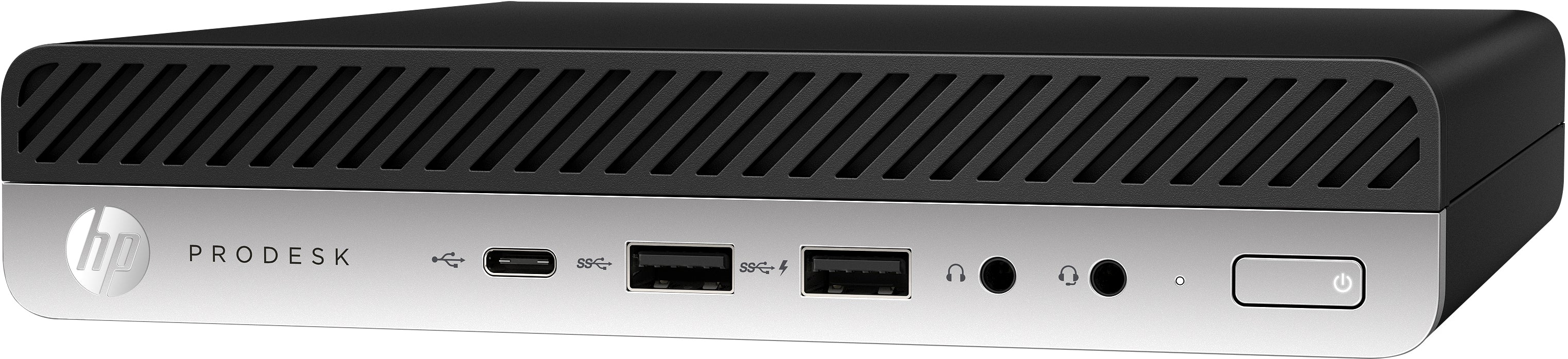 HP ProDesk 600 G4 Desktop Mini PC, Intel i5-8500T, 2.10GHz, 8GB RAM, 256GB SSD, Windows 10 Pro 64Bit - 7CR33U8#ABA