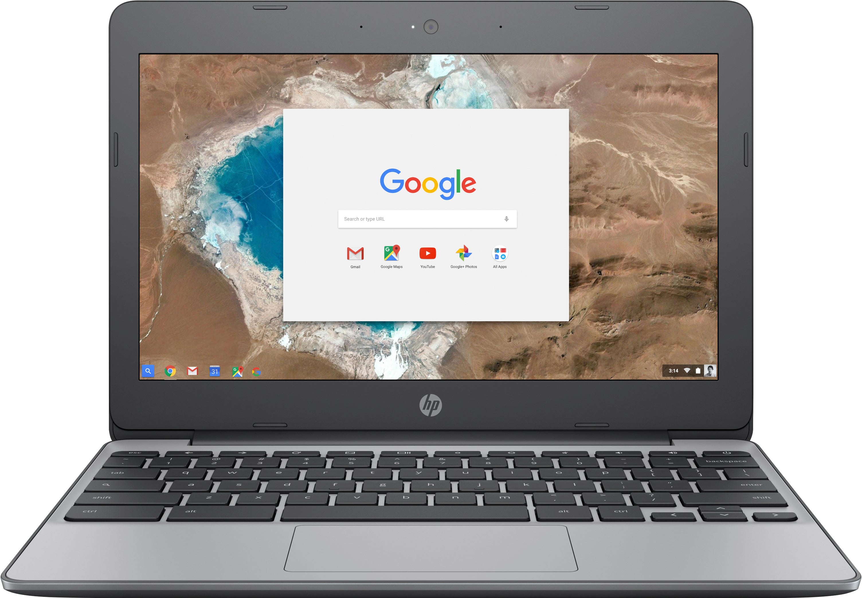 HP Chromebook 11-v031nr 11.6" HD (Non-Touch) Laptop, Intel Celeron N3060, 1.60GHz, 4GB RAM, 16GB eMMC, Chrome OS - 4YN77UA#ABA