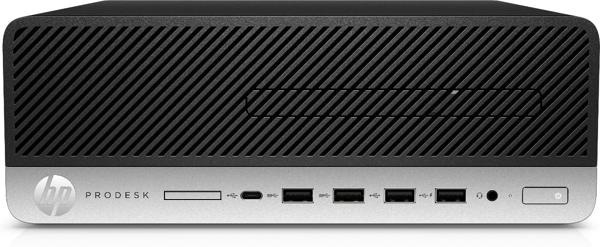HP ProDesk 600-G4 SFF Desktop PC, Intel i5-8500, 3.0GHz, 8GB RAM, 500GB HDD, Win10P - 9WW55UW#ABA