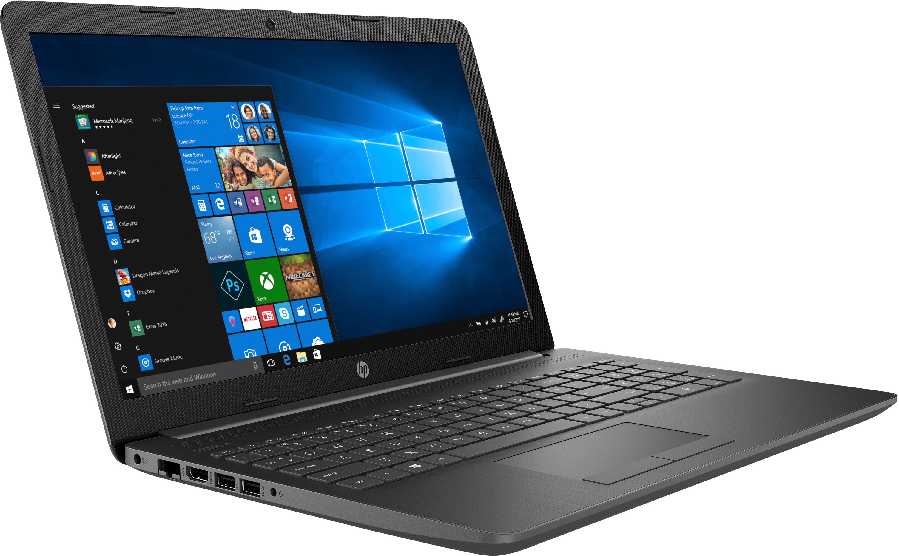 HP 15-db1040nr 15.6" HD (Touchscreen) Notebook, AMD Ryzen 5-3500U, 2.10GHz, 8GB RAM, 1TB HDD, Windows 10 Home 64-Bit - 5TW24UA#ABA