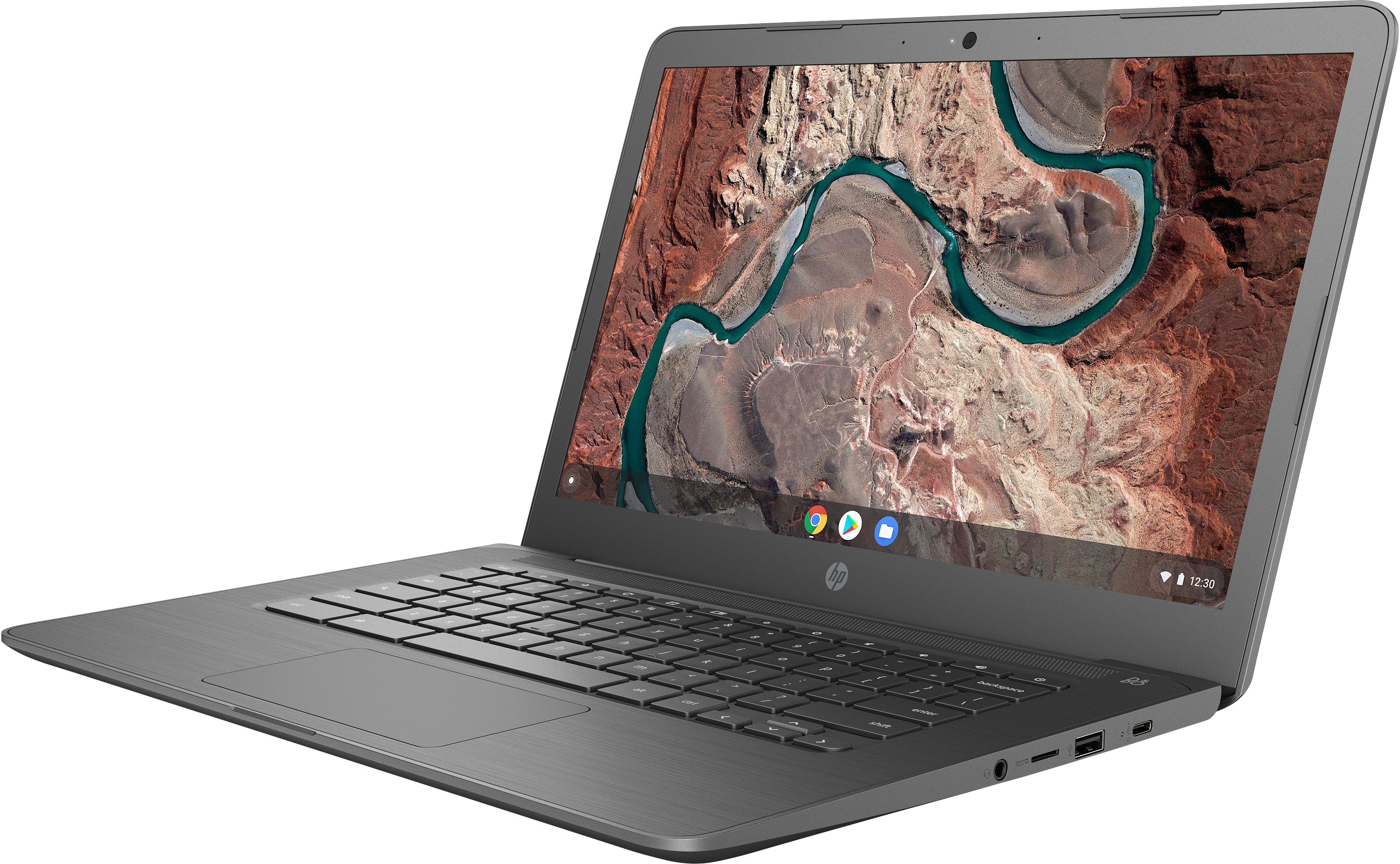 HP 14-db0060nr 14" HD (Touchscreen) Chromebook, AMD A4-9120, 1.60GHz, 4GB RAM, 32GB eMMC, Chrome OS - 5UY60UA#ABA