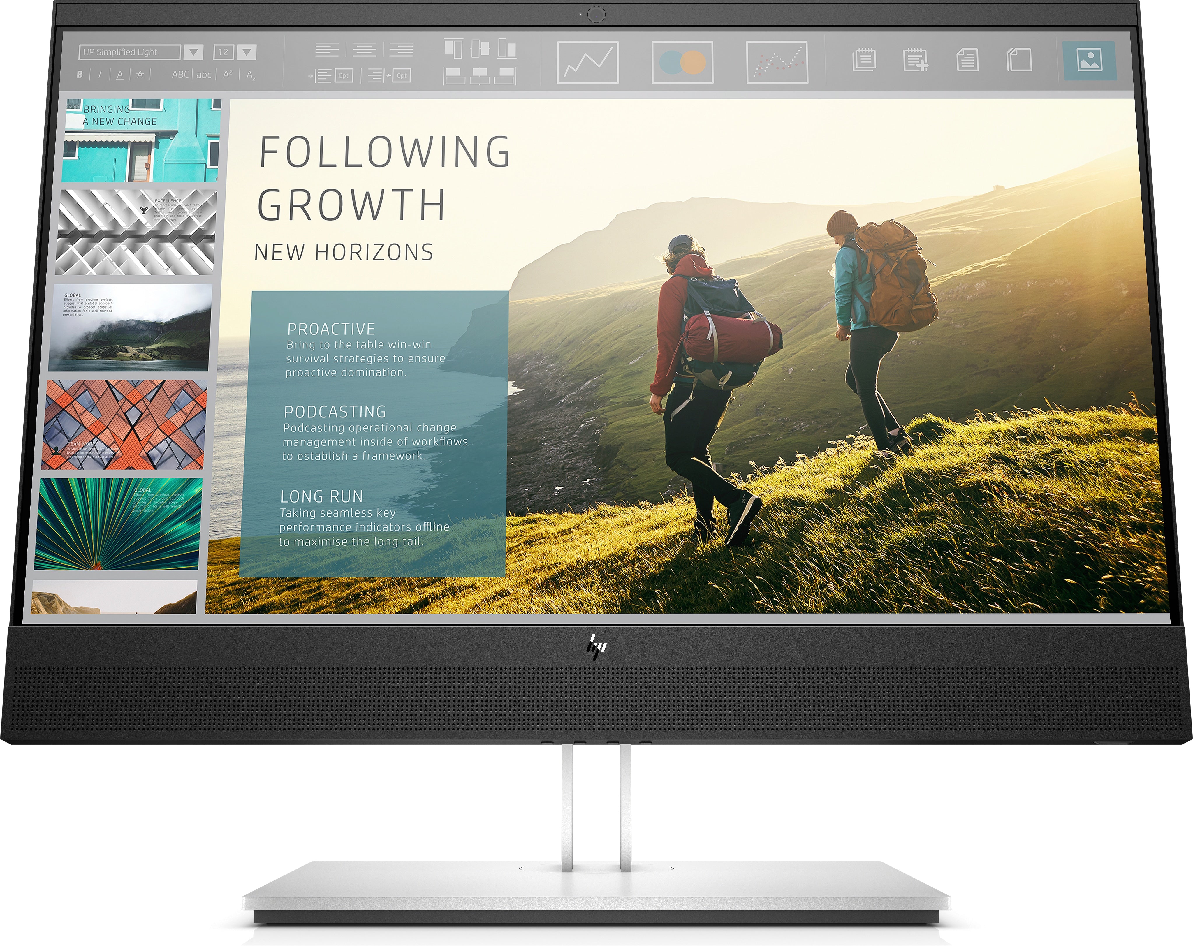 HP Mini-in-One 23.8" Full HD LED-backlit Monitor, 16:9, 14ms, 1K:1-Contrast - 7AX23A8#ABA
