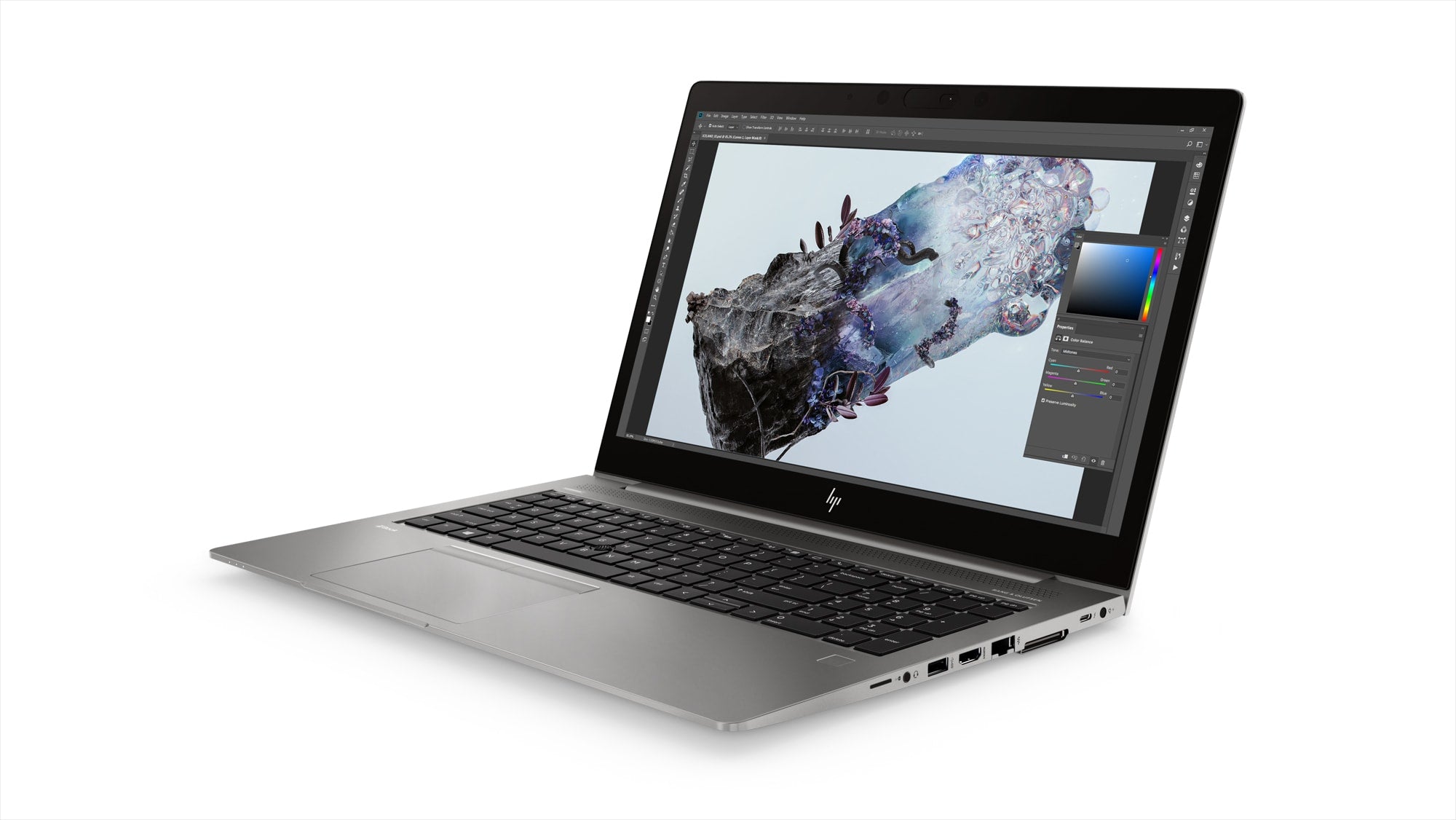HP ZBook 15u G6 15.6" Full HD (Touchscreen) Mobile Workstation, Intel Core i7-8565U, 1.80GHz, 8GB RAM, 256GB SSD, Windows 10 Pro 64-Bit - 7KT76UT#ABA