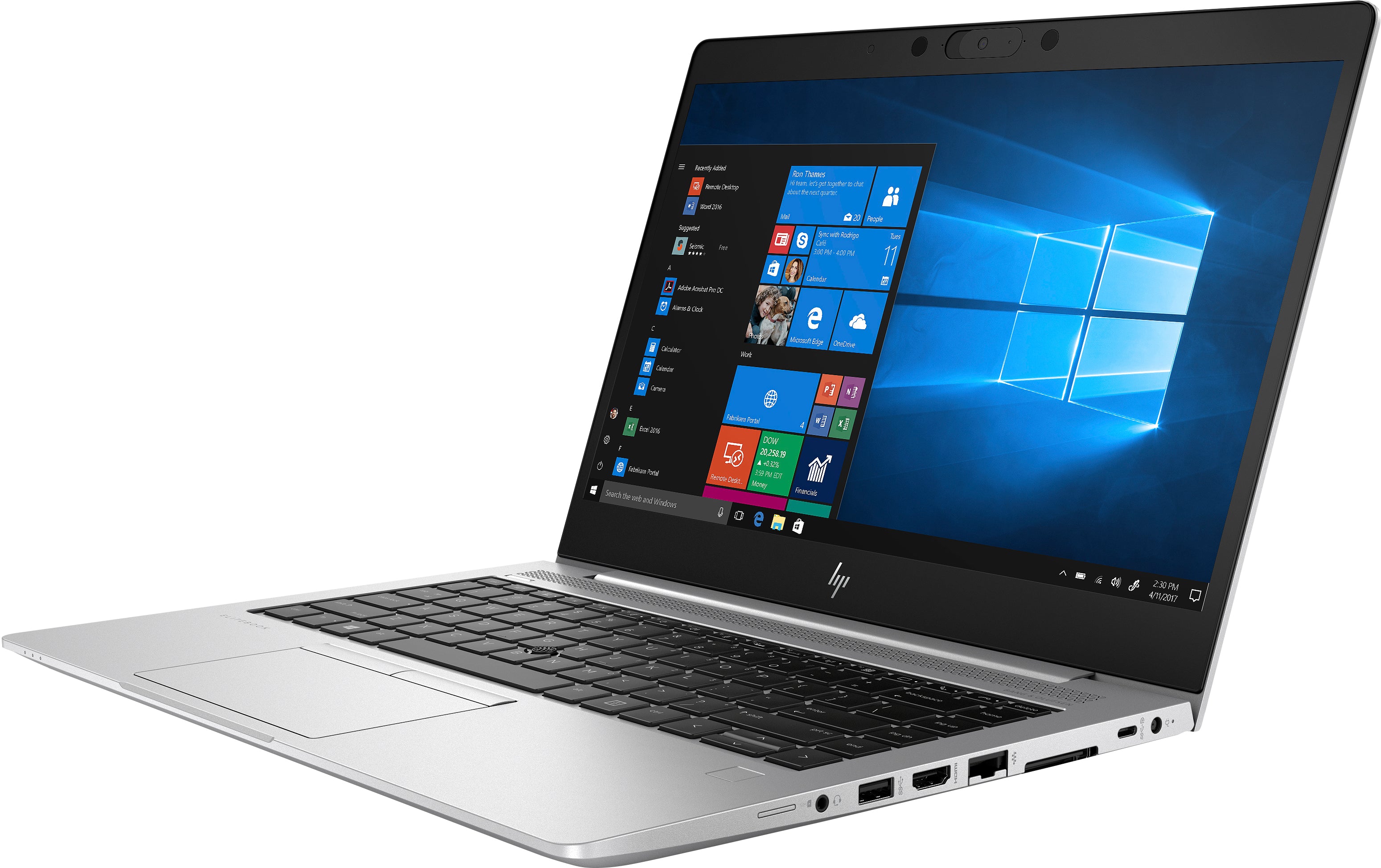 HP EliteBook 745-G6 14" FHD (Touchscreen) Notebook, AMD Ryzen 7-3700U, 2.30GHz, 16GB RAM, 512GB SSD, Windows 10 Pro 64-Bit - 7RX05UT#ABA