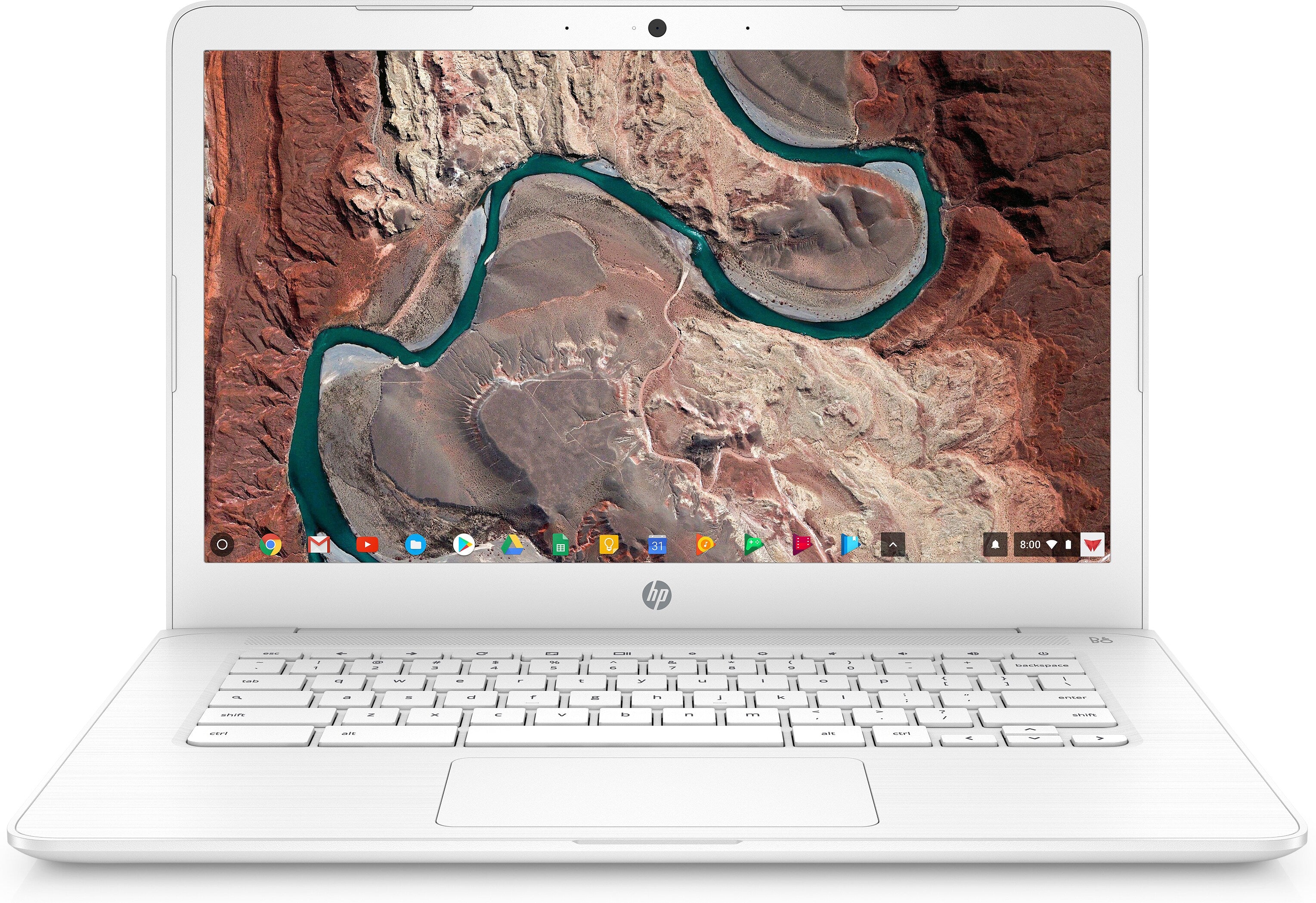 HP 14-ca010nr 14" HD (NonTouch) Chromebook, Intel Celeron N3350, 1.10GHz, 4GB RAM, 32GB eMMC, Chrome OS - 7ZV00UA#ABA