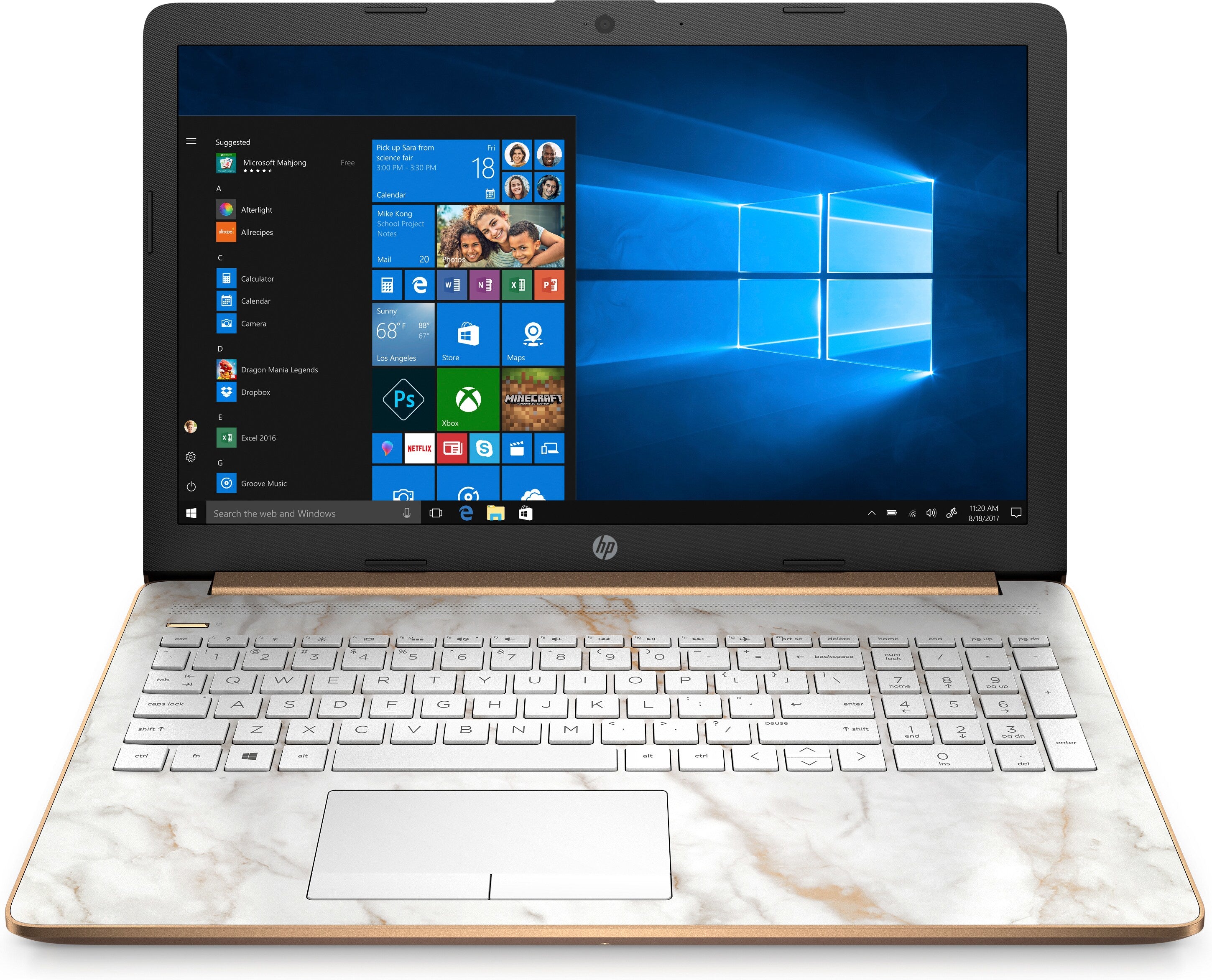 HP 15-db1005ds 15.6" HD Notebook, AMD Athlon 300U, 2.40GHz, 8GB RAM, 256GB SSD, Win10H - 8LJ45UA#ABA (Certified Refurbished)