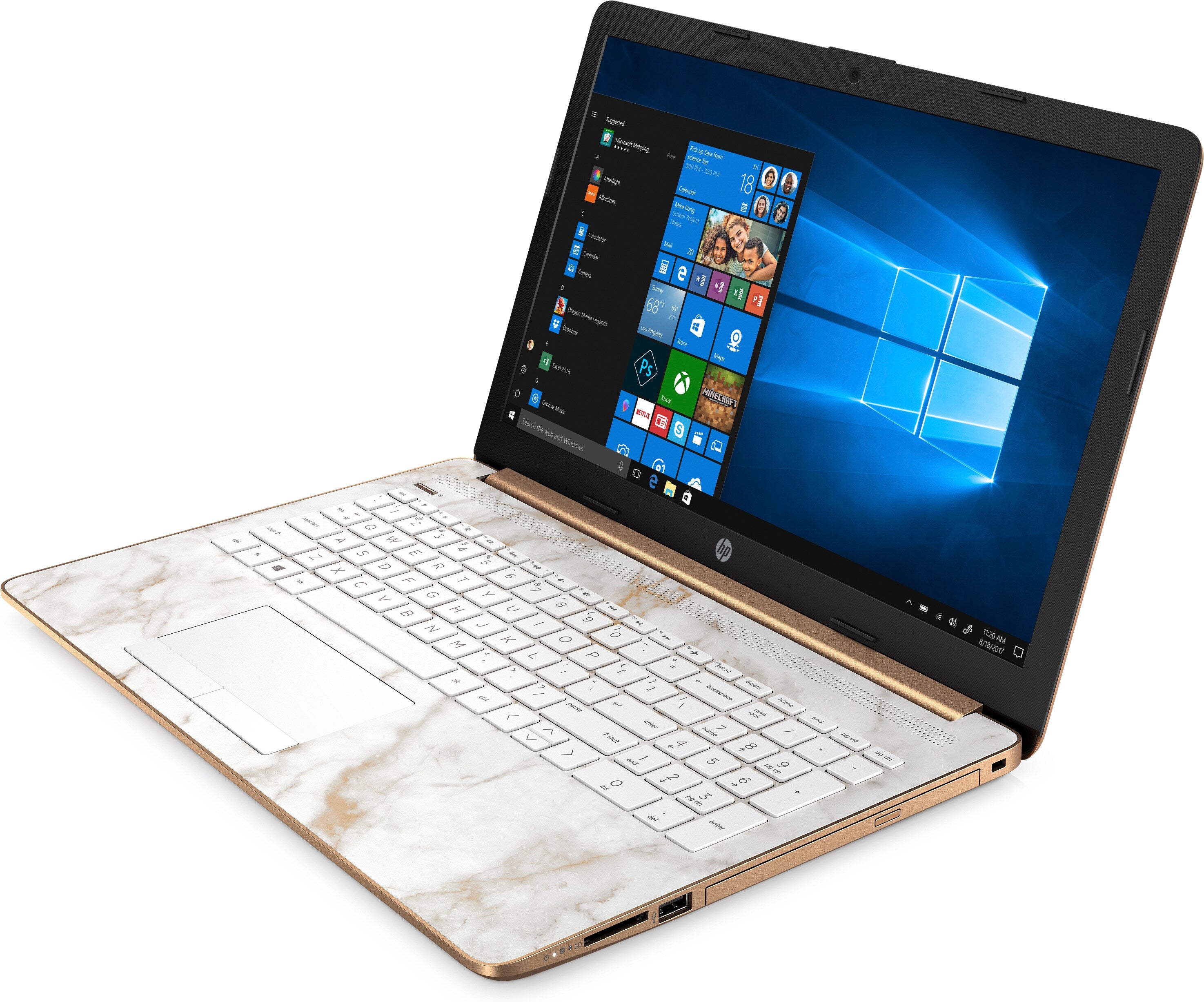 HP 15-db1005ds 15.6" HD Notebook, AMD Athlon 300U, 2.40GHz, 8GB RAM, 256GB SSD, Win10H - 8LJ45UA#ABA (Certified Refurbished)